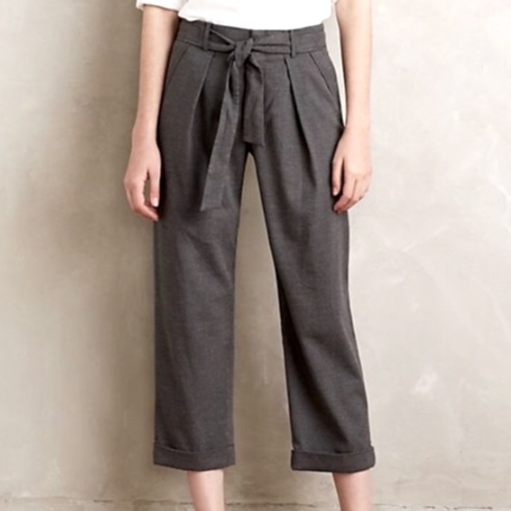 Anthropology Cartonnier Grey Trousers